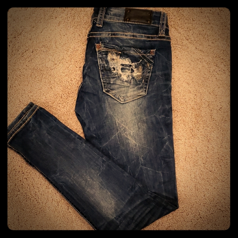 Buckle black skinny Jean